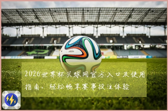 2026世界杯买球网官方入口及使用指南，轻松畅享赛事投注体验
